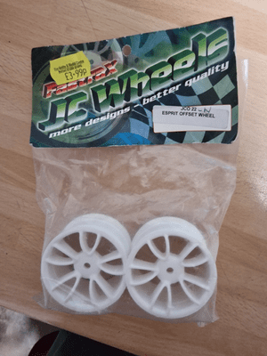 JC022-W Fastrax JC Wheels Esprit Offset Wheel x2 White