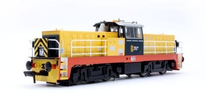 KR Models Hunslet 72 DCC Ready Bo-Bo British Steel Yellow/Blue