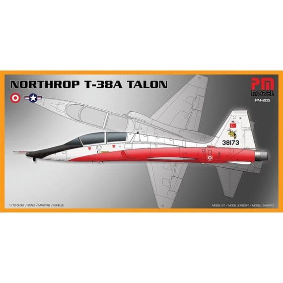 PM205 PM Models 1:72 Northrop T-38A Talon Plastic Kit