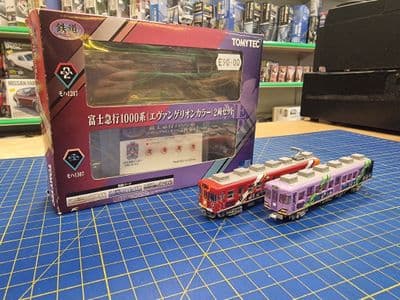 Pre-Loved S/H 3000 Tomytec N Gauge Fujikyuko 1000 Evangelion Japanese Train 156-157