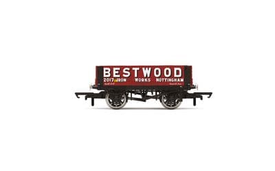 R60094 Hornby OO Gauge 4 Plank Wagon Bestwood Iron Works