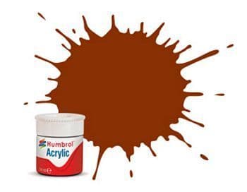 RC418 Humbrol EWS Red Matt Acrylic Rail Colour 14ml