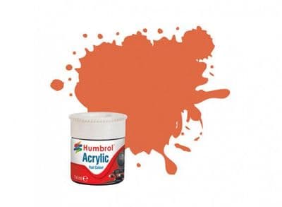RC420 Humbrol Orange Lining Matt Acrylic rail Colour 14ml