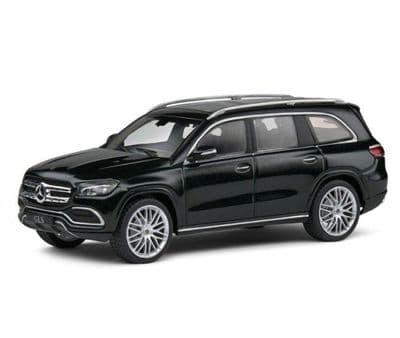 S4303904 Solido 1:43 Mercedes GLS w/ AMG Wheels 2019 Dark Green/Black