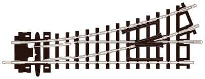 ST-6 Peco N Gauge Left Hand Standard Point