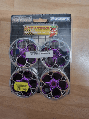 TM0912 Hot Works Wheel 09 Chrome / Metallic Purple x4