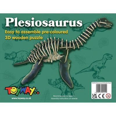 TWW4111 Toyway Plesiosaurus 3D Wooden Puzzle