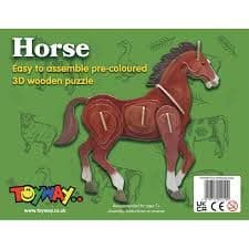 TWW4210 Toyway Horse 3D Wooden Puzzle