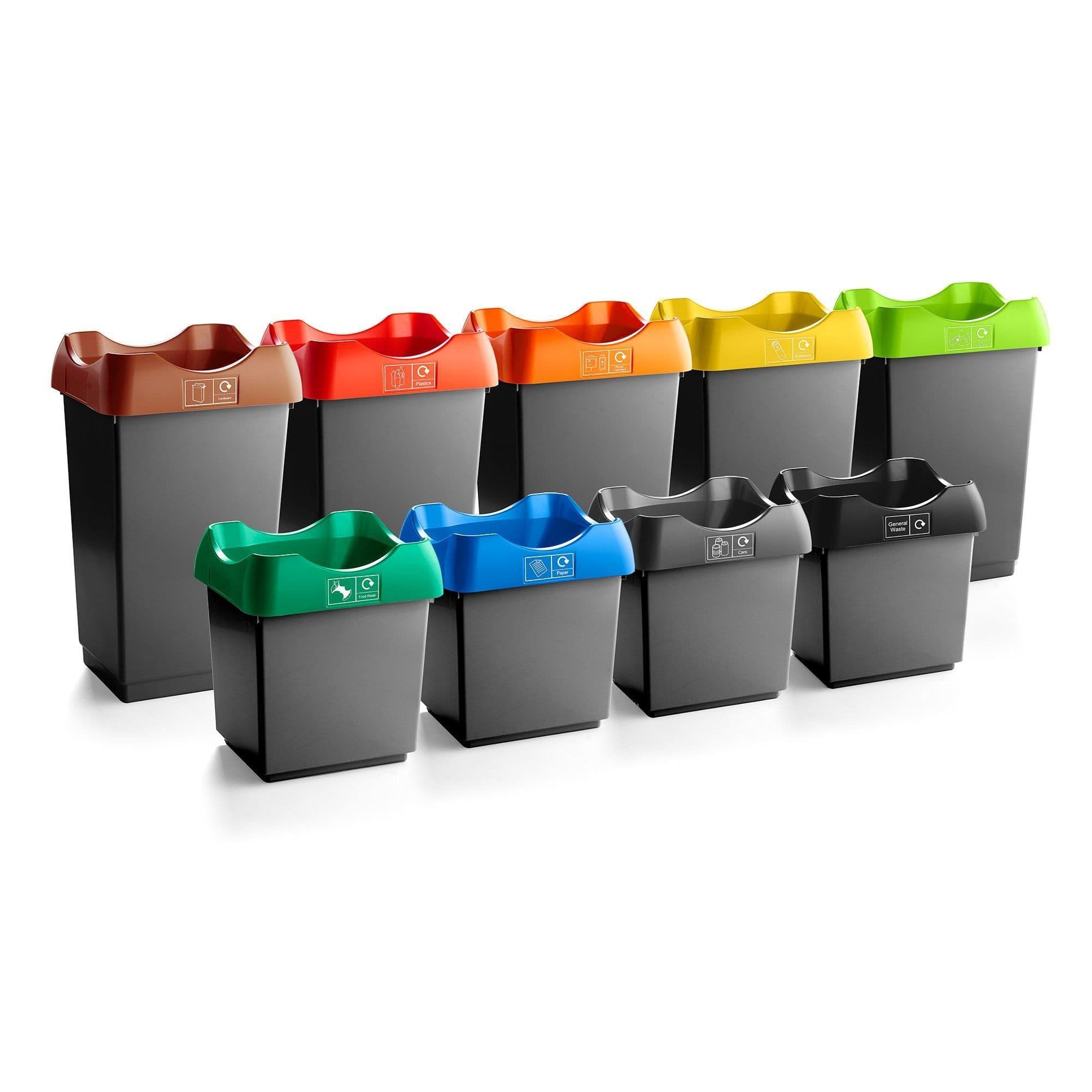 Plastic Open Top Recycling Bins Taft Safety Store