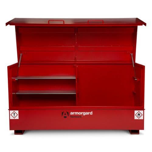 Site Metal Storage Chest Flammable & Chemical Substance Storage