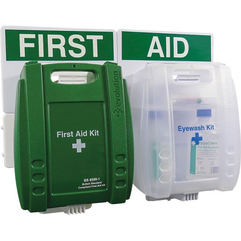 BS 85991 First Aid & Eye Wash Kit Point Taft Safety Store