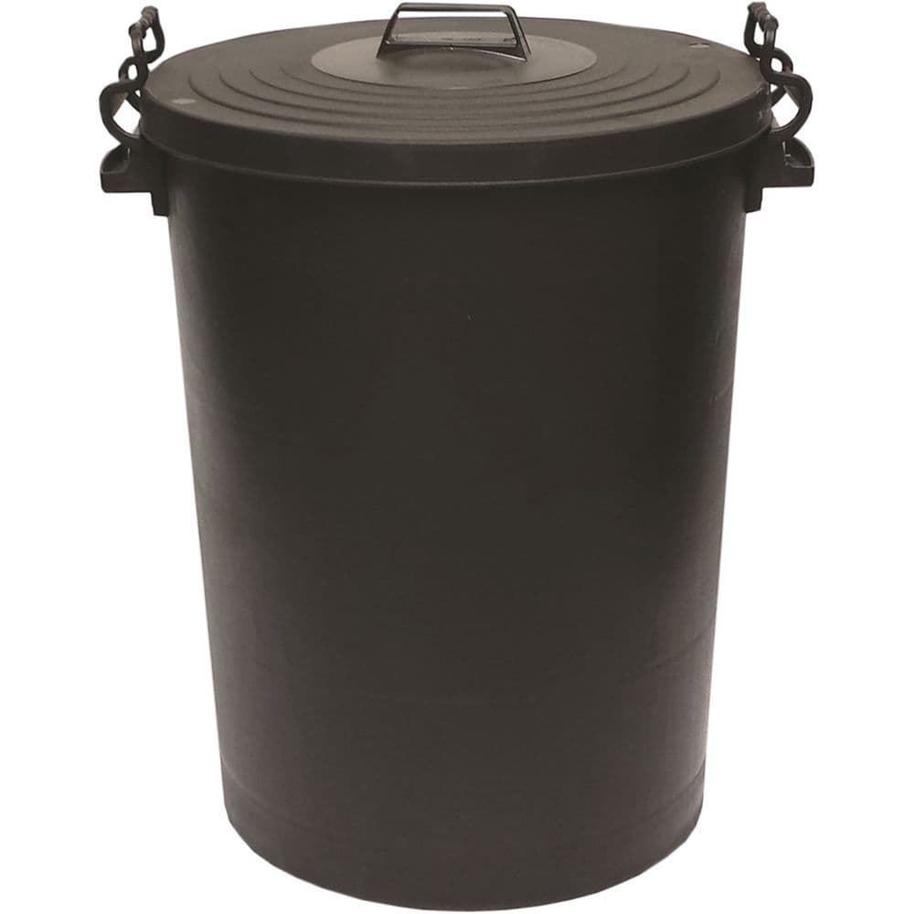 Heavy Duty Plastic Dustbins with Clip on Lids Taft Safety Store