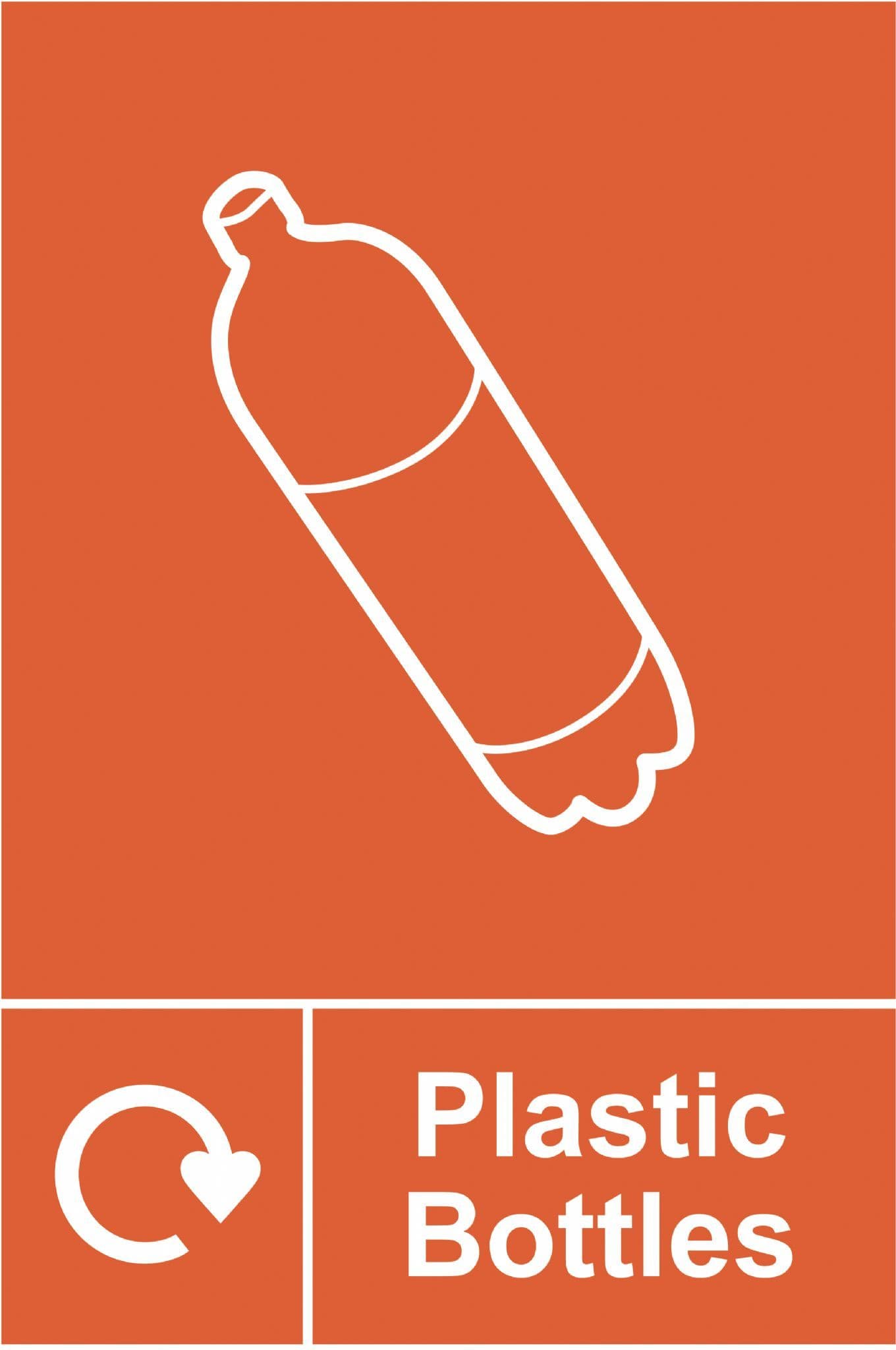 Plastic Bottles Recycling Sign