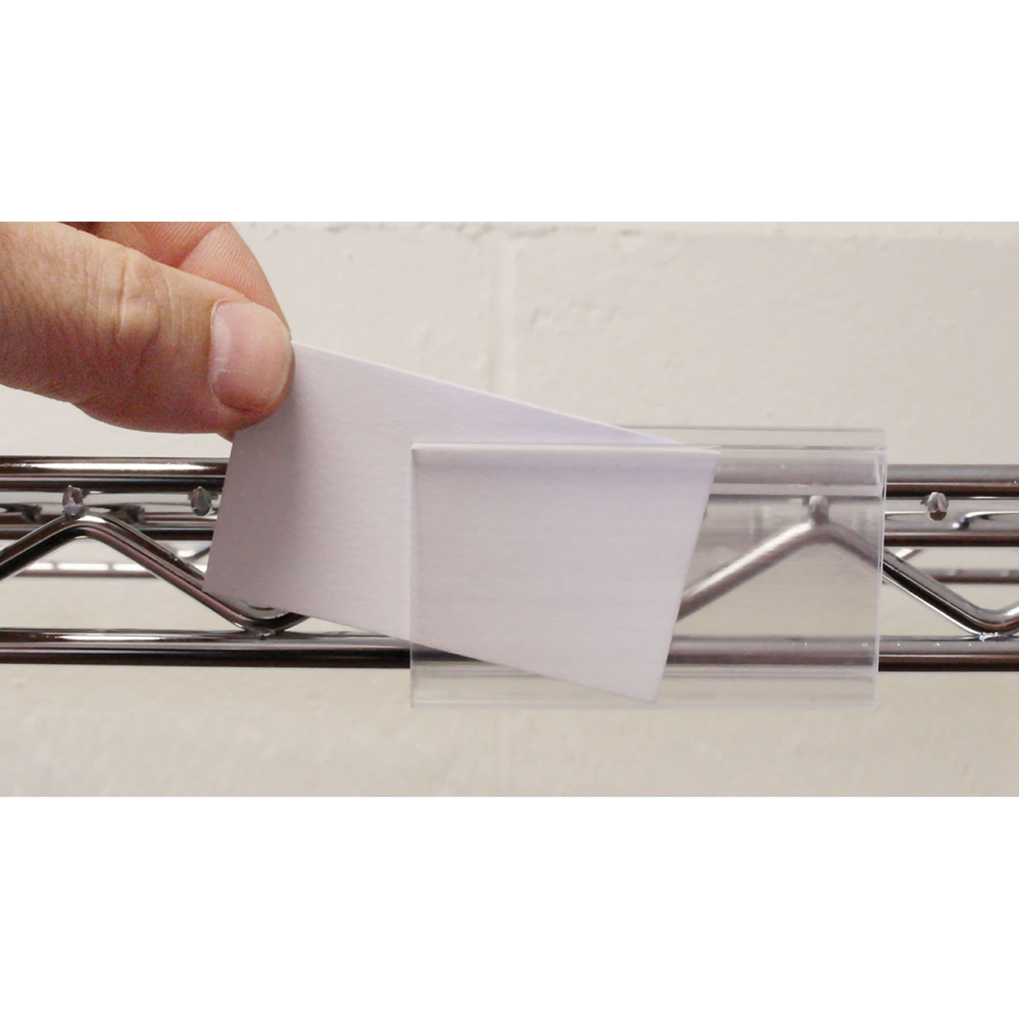 Wire Shelving Clip Holders Warehouse Identification