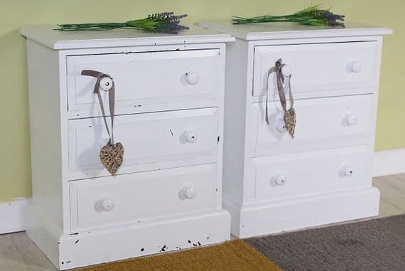 Painted Pine Bedside Tables | Painted Pine Furniture