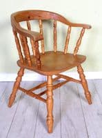 2 Pine Carver Chairs | Farmhouse Chairs