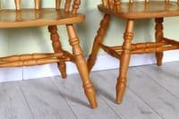 2 Pine Carver Chairs | Farmhouse Chairs