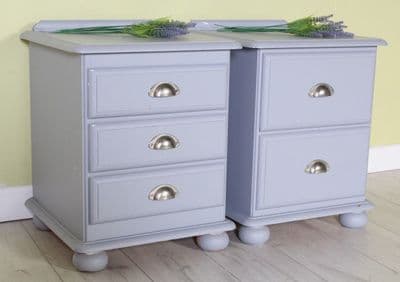 2 Shabby Chic Bedside Tables