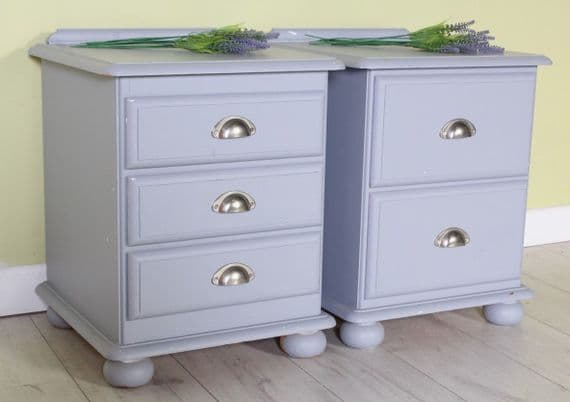 Shabby Chic Bedside Tables | Free Furniture Painting Blog