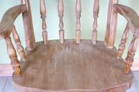 Rustic Beech Carver Chairs | Farmhouse Pine Shop