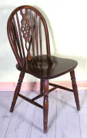 4 Vintage Wheel Back Chairs | Oak Chairs