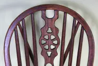 4 Vintage Wheel Back Chairs | Oak Chairs