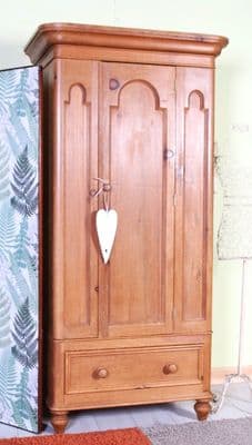 Antique Style Pine Wardrobe