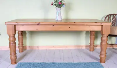 Chunky Farmhouse Pine Table