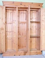 Triple Pine Wardrobe | Pine Bedroom Furniture