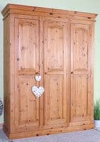 Triple Pine Wardrobe | Pine Bedroom Furniture