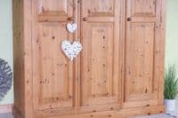 Triple Pine Wardrobe | Pine Bedroom Furniture