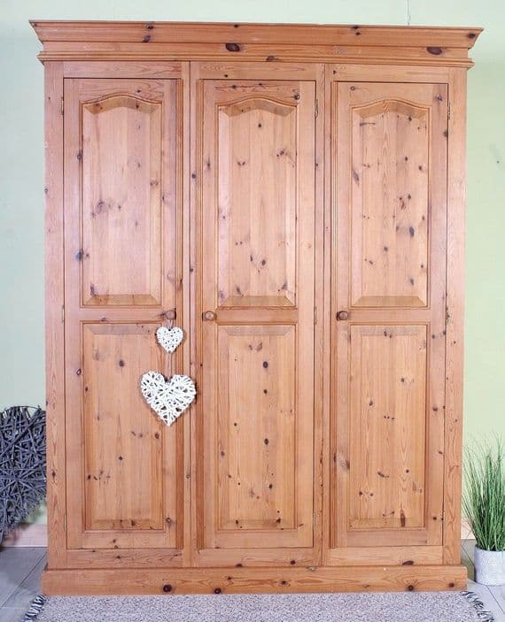 Triple Pine Wardrobe | Pine Bedroom Furniture