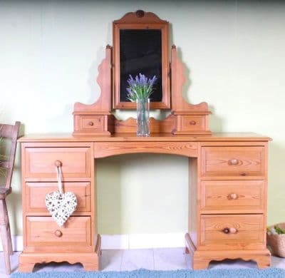 Dressing Table Mirror & Stool