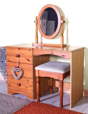 Dressing Table Mirror & Stool