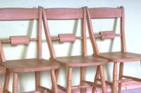 Farmhouse Bar Back Chairs | Second-Hand Pine Furniture