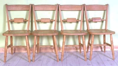 Farmhouse Bar Back Kitchen Chairs