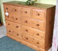 Large Pine Chest Of Drawers | Pine Bedroom Furniture