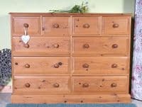 Large Pine Chest Of Drawers | Pine Bedroom Furniture