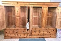 Large Second Hand Pine Wardrobe | Pine Bedroom Furniture