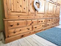 Large Second Hand Pine Wardrobe | Pine Bedroom Furniture