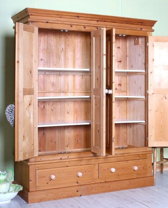 Pine Cottage Kitchen Pantry / Linen Cupboard | Free Local Delivery