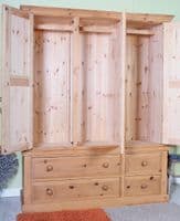 Second Hand Pine Wardrobe | Pine Bedroom Furniture