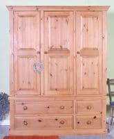 Second Hand Pine Wardrobe | Pine Bedroom Furniture