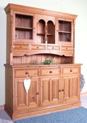 Large Country Farmhouse Pine Welsh Dresser