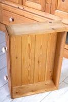 Large Old Antique Pine Chest – Rustic Farmhouse Storage