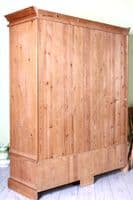 Large Old Antique Pine Chest – Rustic Farmhouse Storage