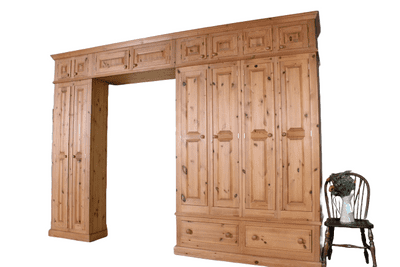 Large Pine Wardrobe Storage