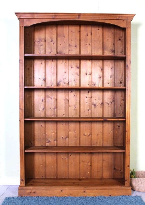 Large Pine Bookcase | Sussex Pine Furniture