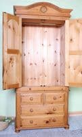 Antique Style Pine Wardrobe | Pine Furniture Shop