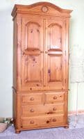 Antique Style Pine Wardrobe | Pine Furniture Shop